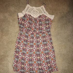 AUW crochet floral dress
